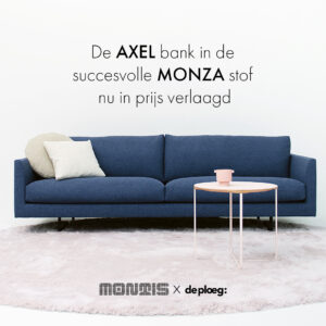 axel, montis, meubels, meubel, bank, design, monza, de ploeg, actie, korting, campagne, stof, boucle